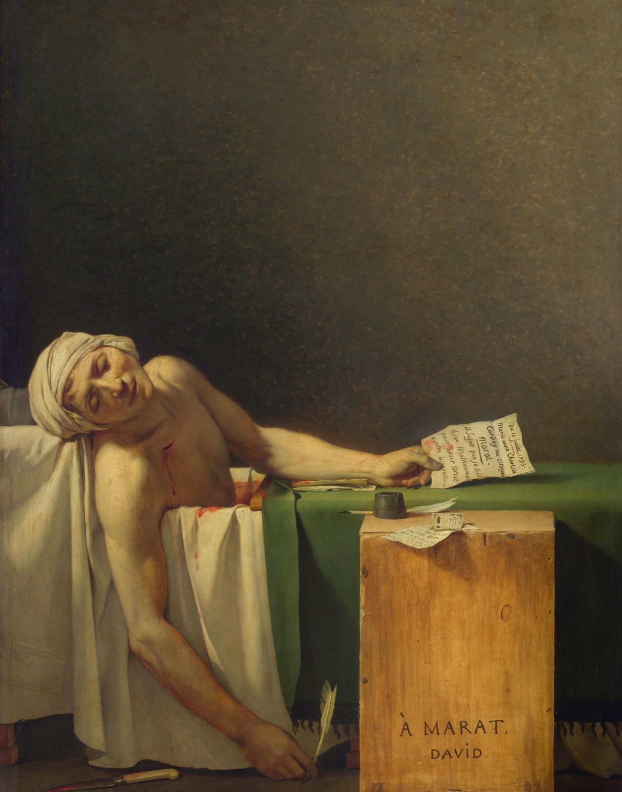 The Death of Marat by Jacques-Louis David 11x14 Art Print 11\