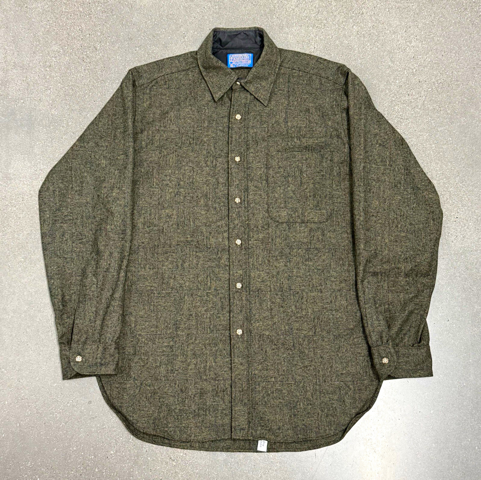 Vintage Pendleton Wool Green Blue Red Plaid Button Down Flannel Shirt USA Made M Vintage Pendleton Wool Green Blue Red Plaid Button Down Flannel Shirt USA Made M