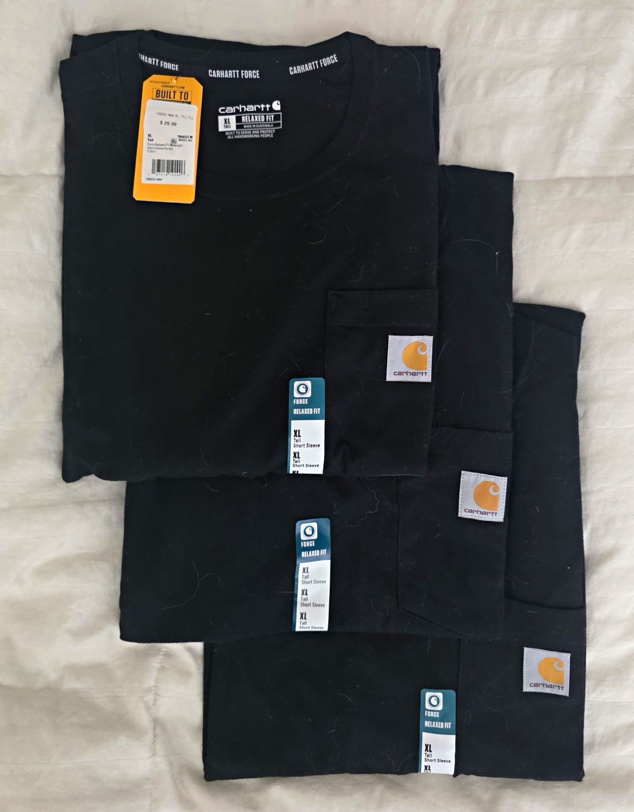 Carhartt Force Mens Relaxed Fit Pocket T-Shirt Short Sleeve ● READ DESCRIPTION ●