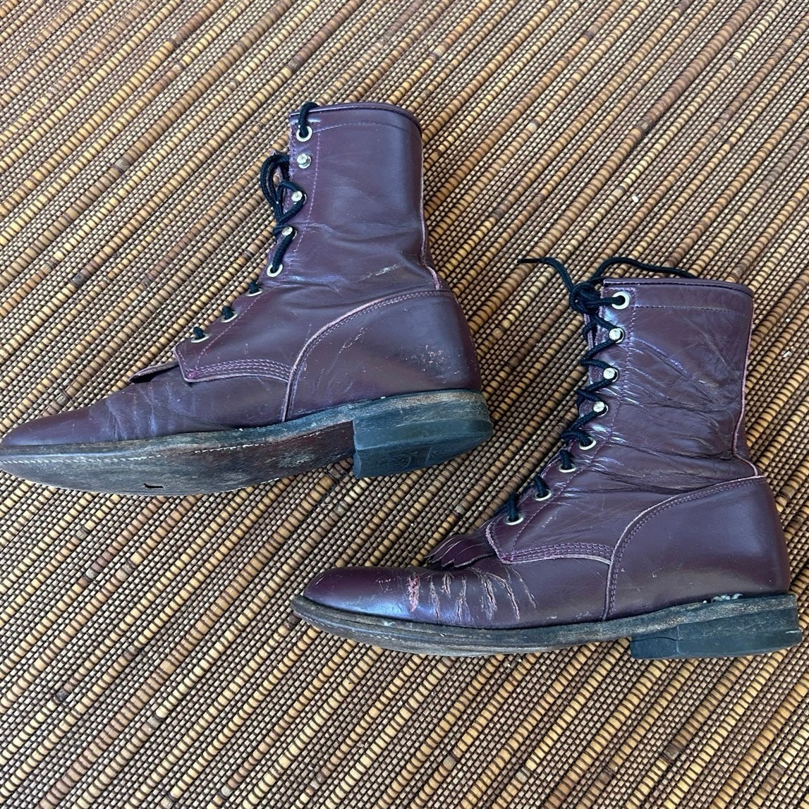 Men’s 6 Justin Boots Red