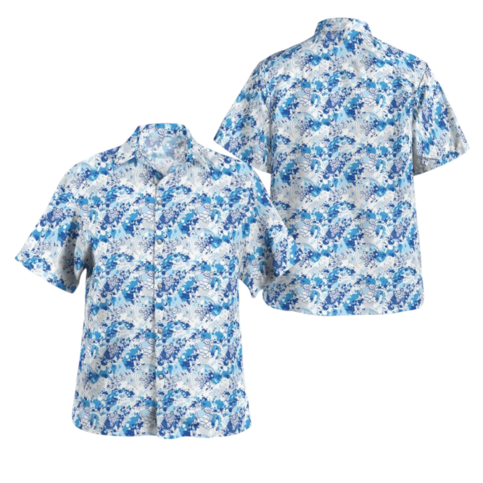 Blastoise Pokemon Hawaiian Shirt