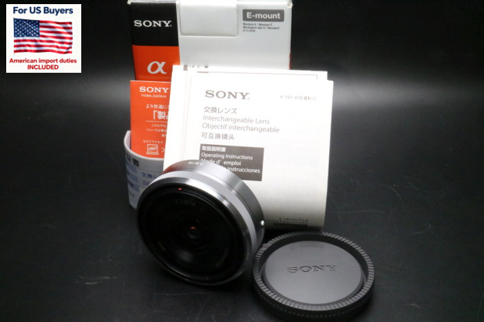 [N.MINT+] Sony SEL16F28 16mm f2.8 AF Wide Angle Lens Sony E-mount Autofocus JP