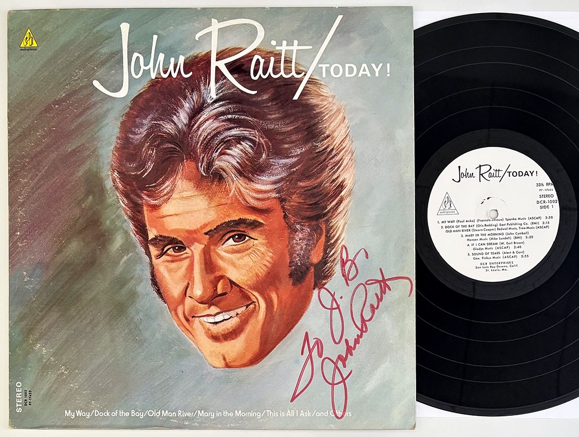 JOHN RAITT Today 1969 LP, Private Lounge, Soft Rock, Soul VG++ (Bonnie's Dad)