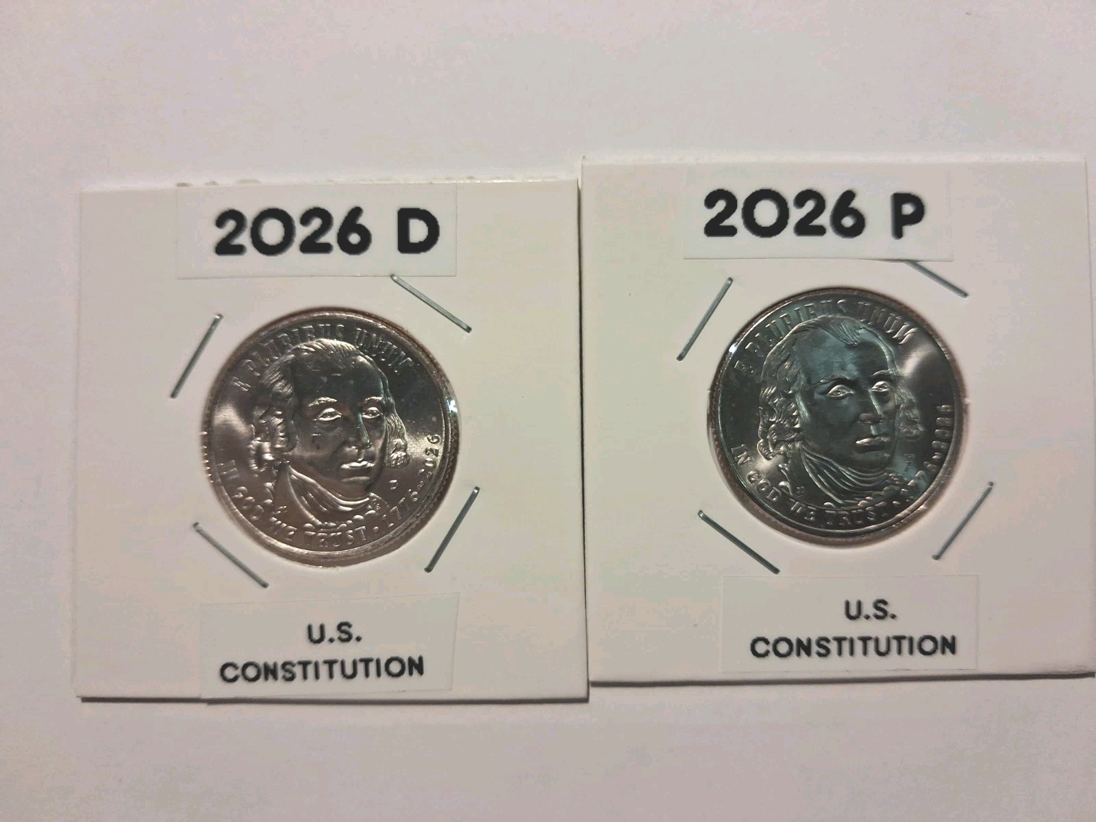 SET OF 2026 US CONSTITUTION QUARTERS ARE NOW AVAILABLE P AND D IN HOLDERS UNC SET OF 2026 US CONSTITUTION QUARTERS ARE NOW AVAILABLE P AND D IN HOLDERS UNC