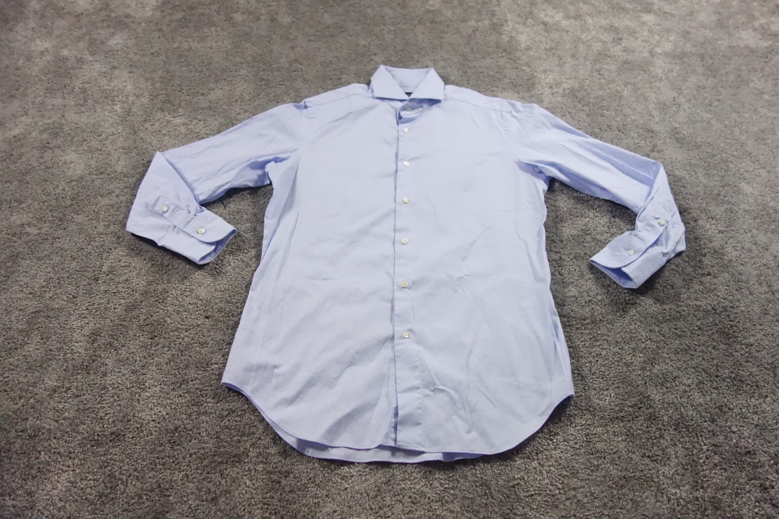 Kamakura Maker\'s Shirt Mens 39 Blue Dress Shirt Oxford Long Sleeve Japanese Kamakura Maker\'s Shirt Mens 39 Blue Dress Shirt Oxford Long Sleeve Japanese