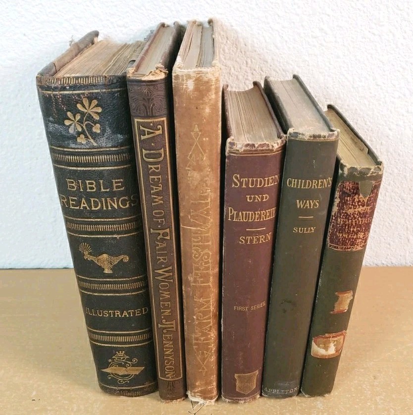 Lot Of 6 Antique Victorian Distressed 1800s Decor 1870's 1880's Lot Of 6 Antique Victorian Distressed 1800s Decor 1870's 1880's