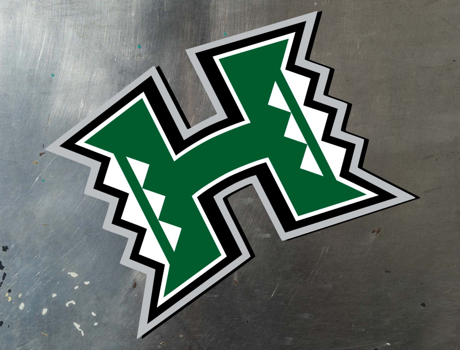 Hawaii Rainbow Warriors Water Proof UV Safe Glossy Vinyl Decal / Sticker Hawaii Rainbow Warriors Water Proof UV Safe Glossy Vinyl Decal / Sticker