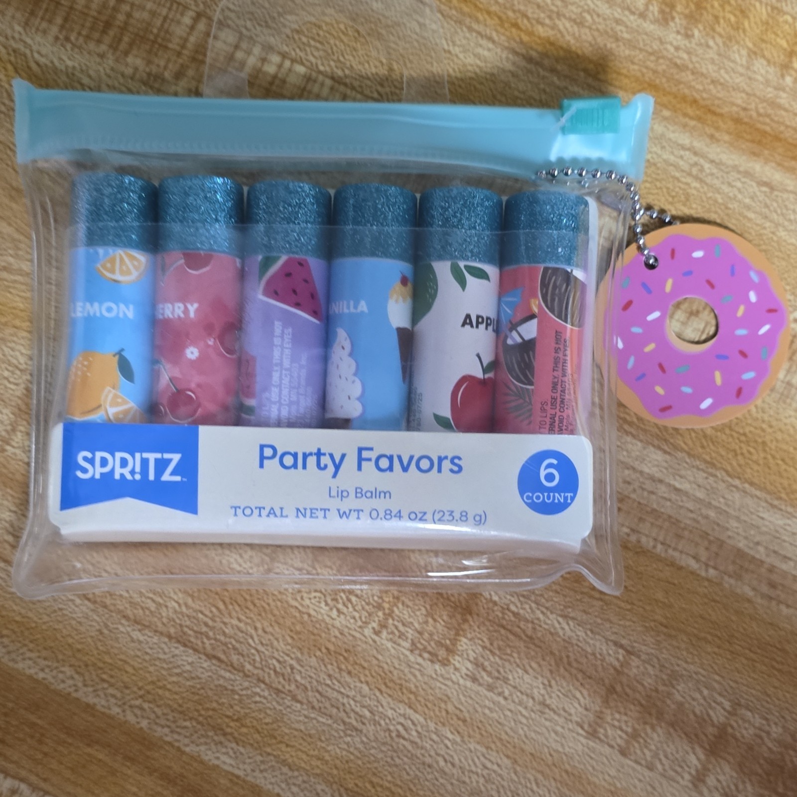 Spritz Mini Lip Balm Party Favor Set 6 Count 0.84 oz, Assorted Scents Spritz Mini Lip Balm Party Favor Set 6 Count 0.84 oz, Assorted Scents