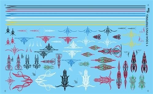 Gofer Racing 11004 1/24-1/25 Scale Pinstriping Decal