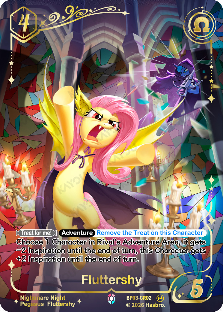 FLUTTERSHY BP03-CR02 COLORFUL RARE KAYOU MY LITTLE PONY NIGHTMARE NIGHT NM FLUTTERSHY BP03-CR02 COLORFUL RARE KAYOU MY LITTLE PONY NIGHTMARE NIGHT NM