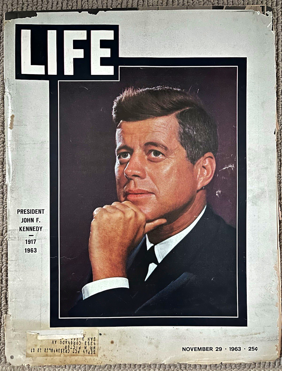 Vintage 1963 * LIFE Magazine Nov 29 1963: JFK Assassination, Vol 55 No 22 Vintage 1963 * LIFE Magazine Nov 29 1963: JFK Assassination, Vol 55 No 22