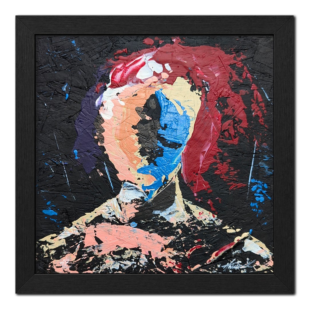 Modern Abstract Painting, OOAK, Lucid Soul Fever, Under Pressure, HAVLOCK