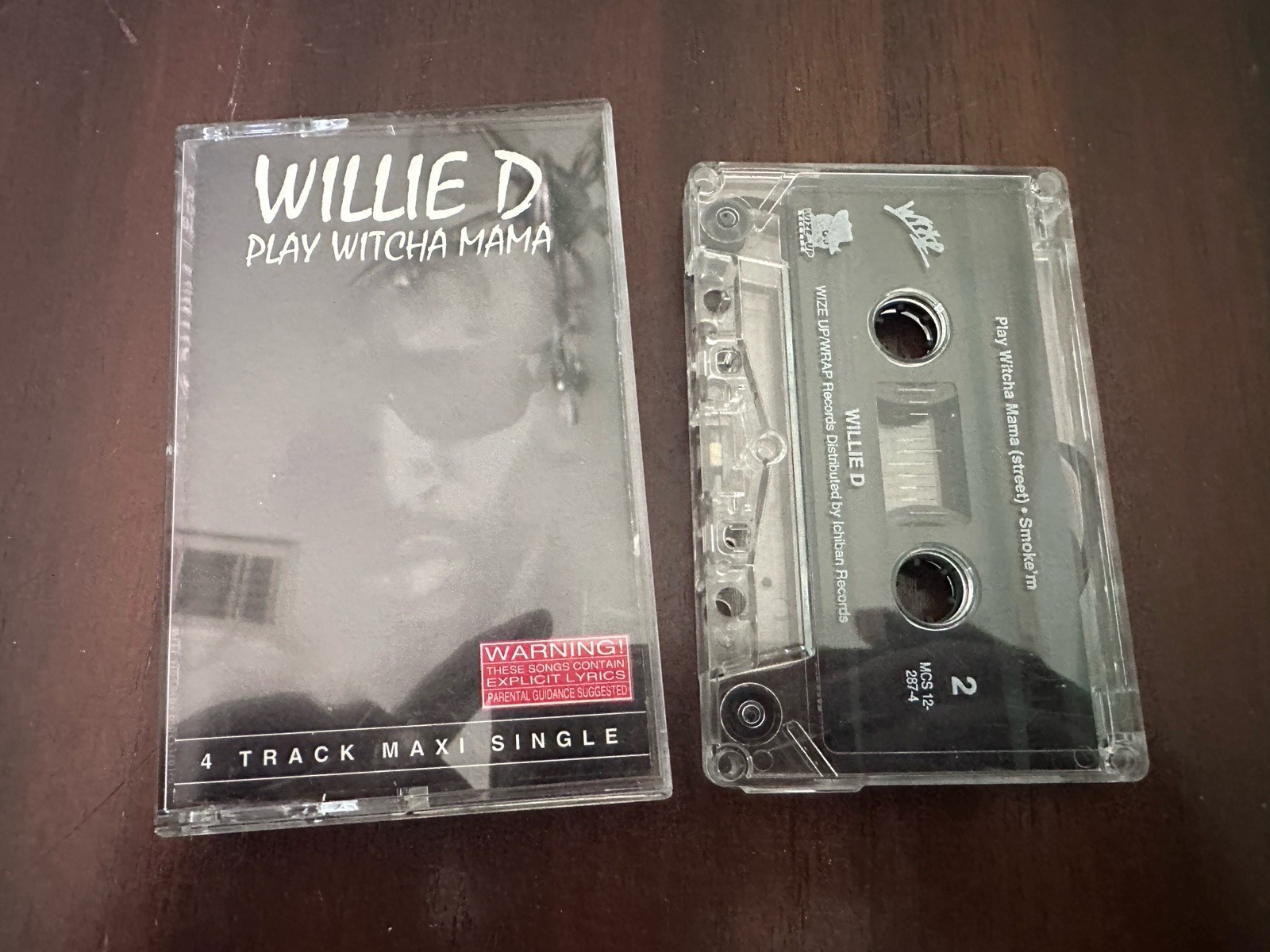 Willie D - Play Witcha Mama - 4 Track Maxi Single Cassette Tape Willie D - Play Witcha Mama - 4 Track Maxi Single Cassette Tape