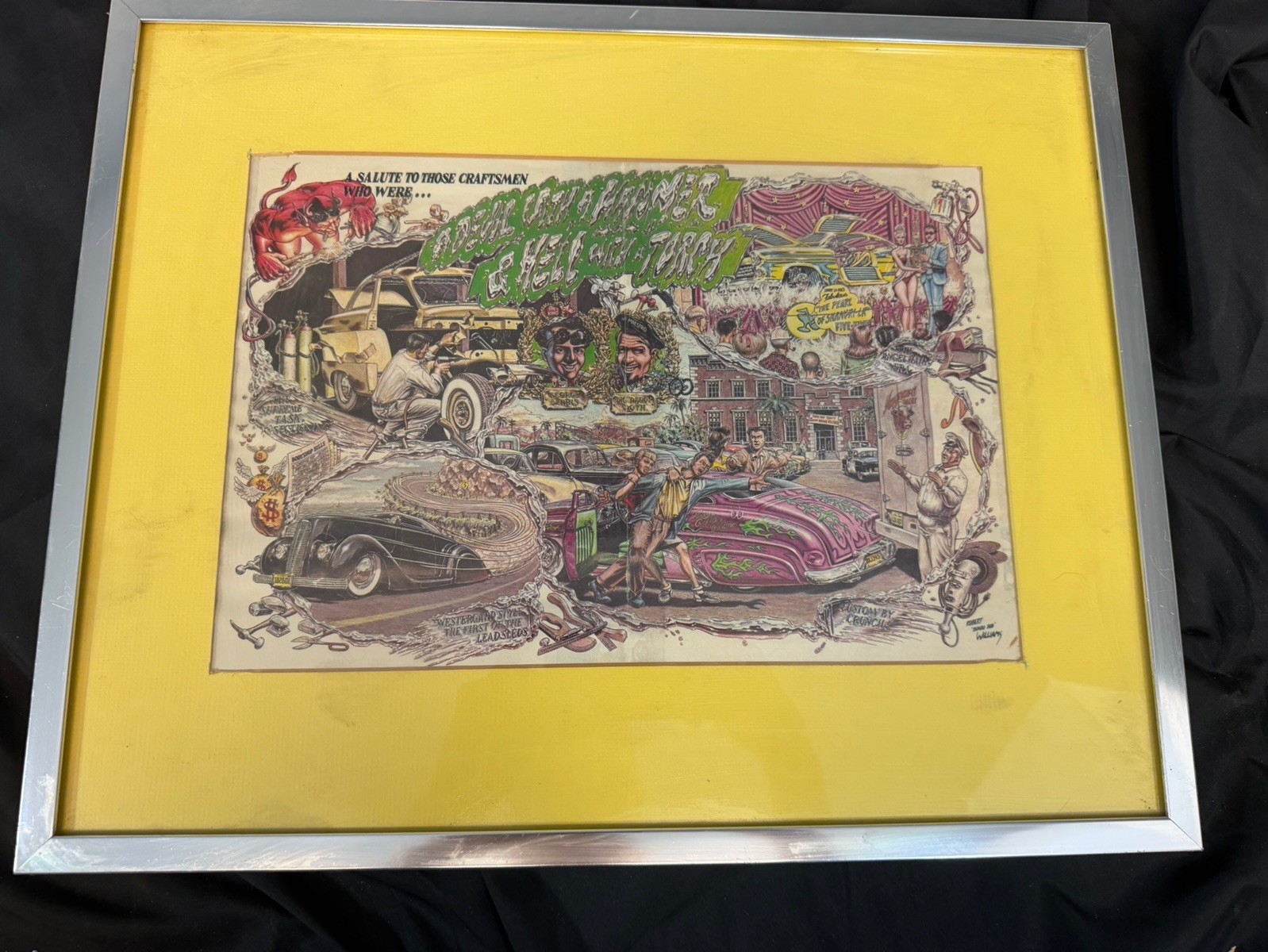 Robert Williams / Ed Big Daddy Roth / George Barris Poster Devil With A Hammer Robert Williams / Ed Big Daddy Roth / George Barris Poster Devil With A Hammer