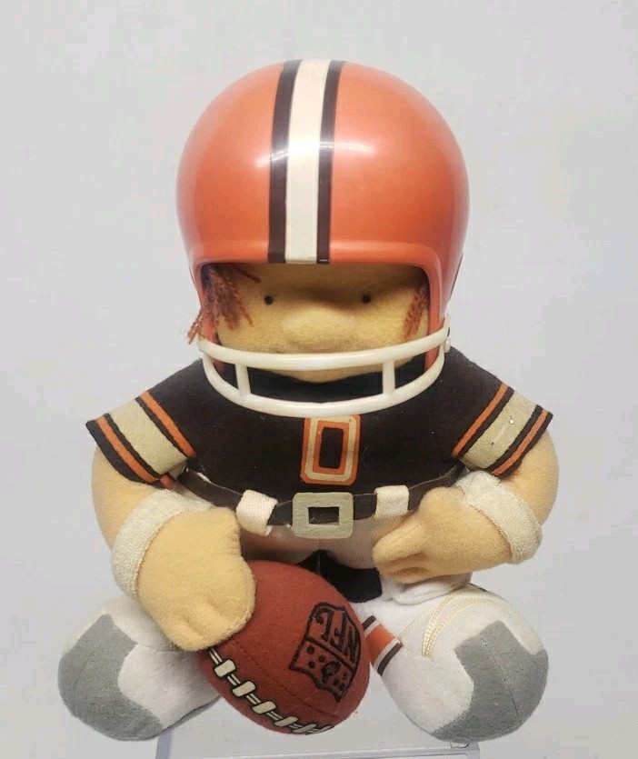 Extremely Rare 1983 Vintage Tudor Games Cleveland Browns NFL Mascot Plush 8\ Extremely Rare 1983 Vintage Tudor Games Cleveland Browns NFL Mascot Plush 8\