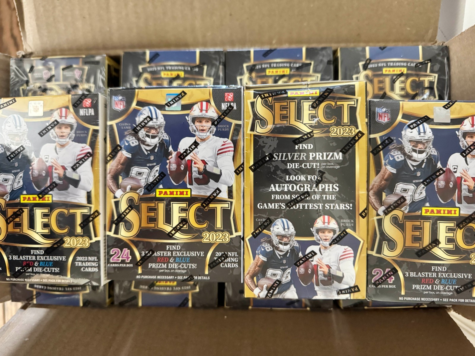2023 Panini Select NFL Football Factory Sealed Blaster Box RED BLUE EXCLUSIVE