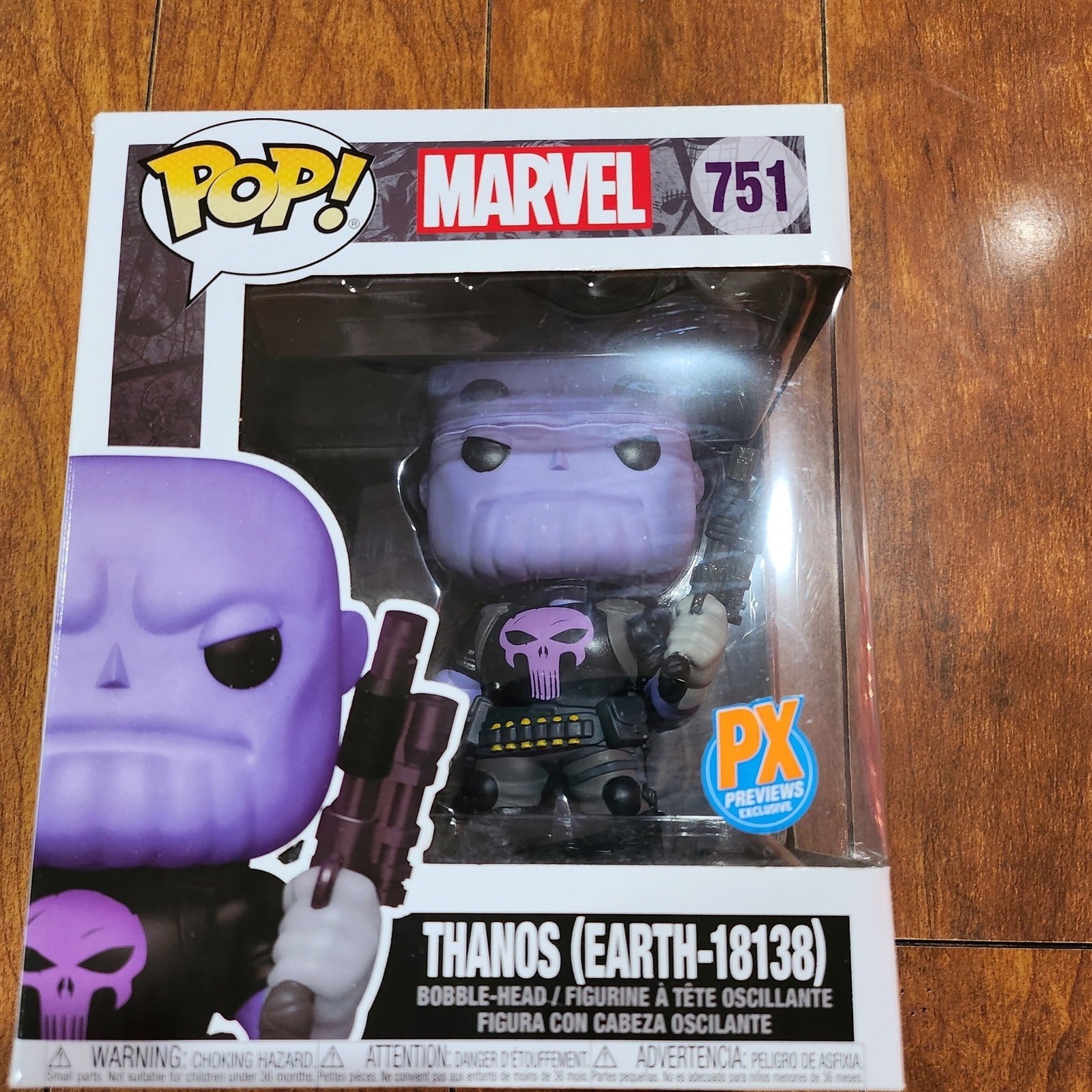 Funko Pop Marvel Thanos Earth-18138 #751 PX Previews Exclusive Figure