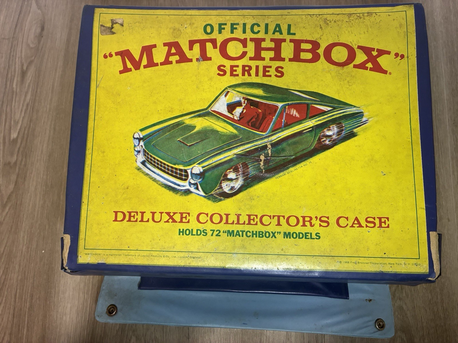 Vintage Matchbox Lesney 46 Car Diecast Lot W/ 1968 Deluxe Case Rare Coke BP