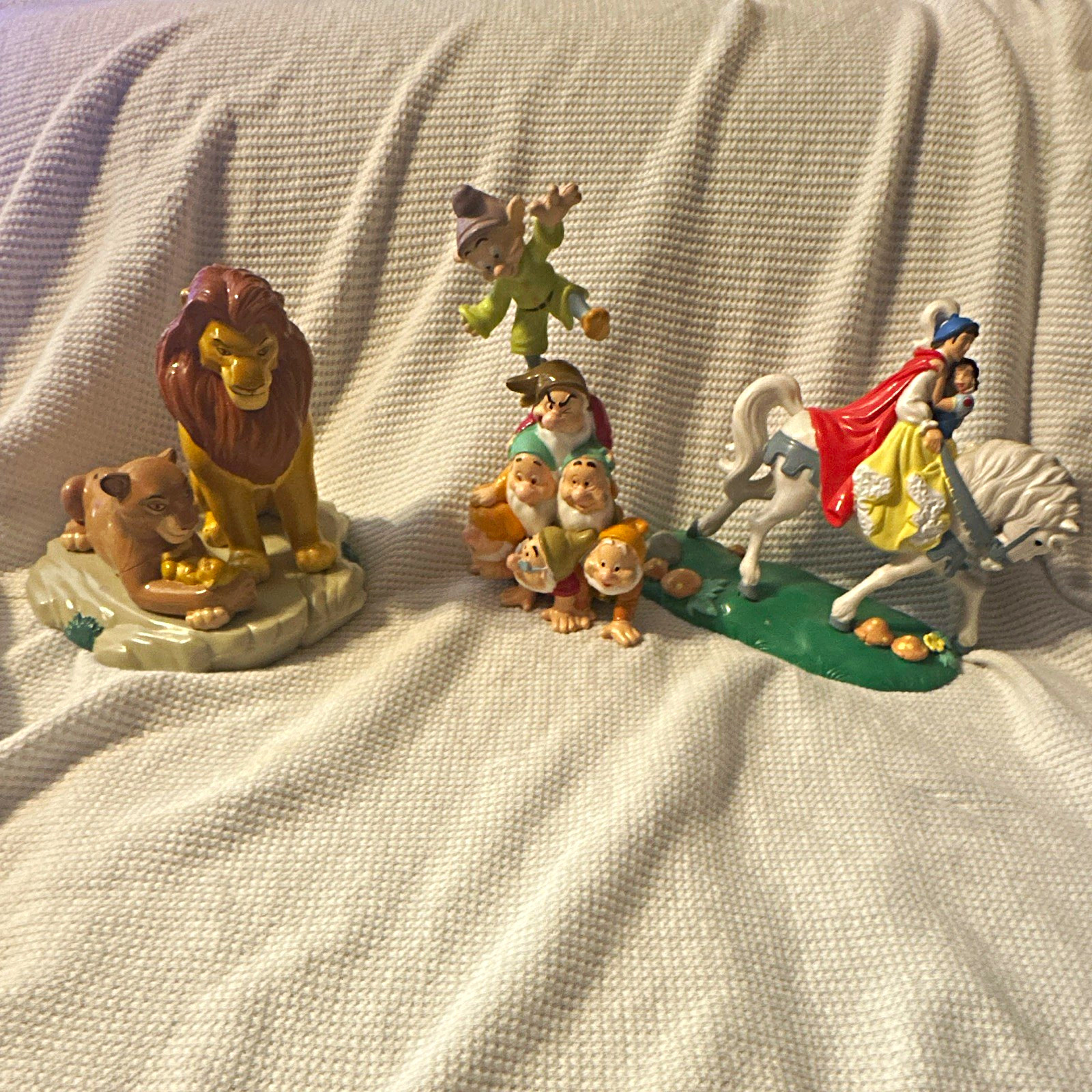 Applause Disney Special Edition Figurines Lot - Lion King & Snow White