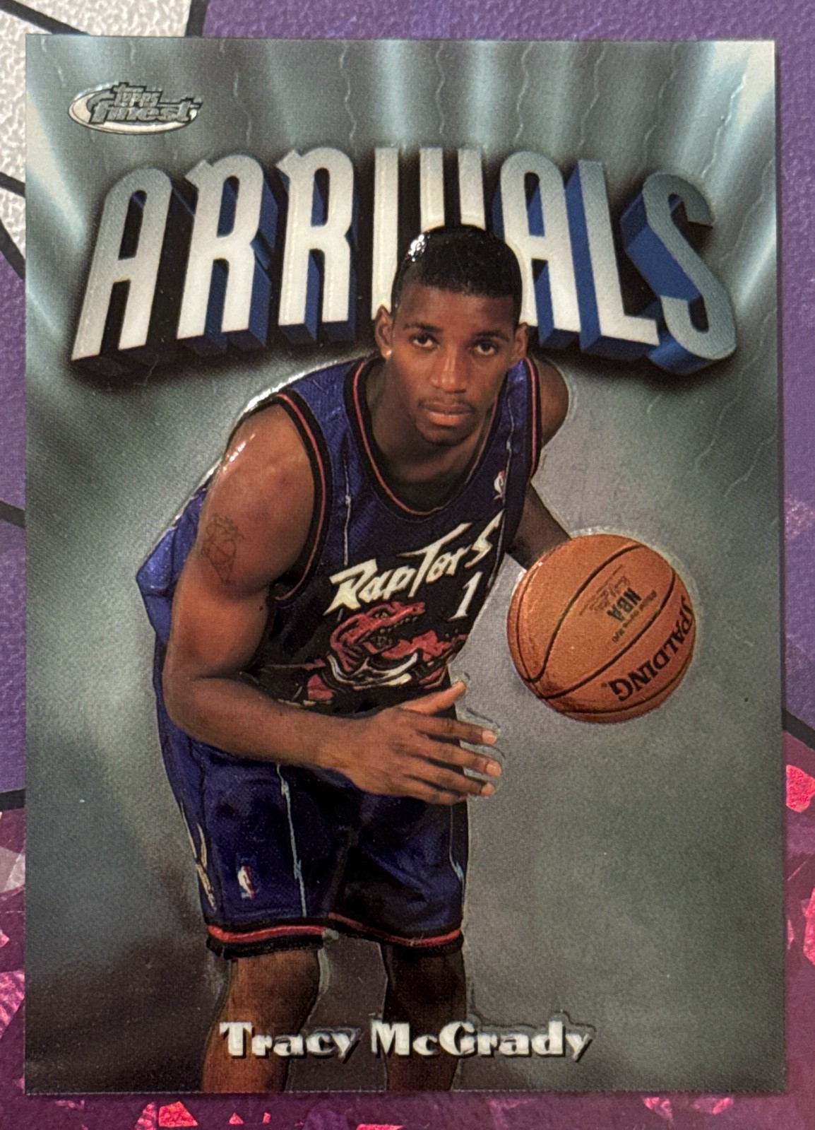 1997-98 Topps Finest - Uncommon Silver Tracy McGrady #294 Embossed (RC) 1997-98 Topps Finest - Uncommon Silver Tracy McGrady #294 Embossed (RC)