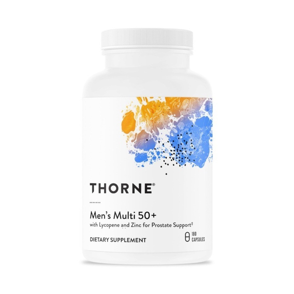 THORNE Men\'s Multi 50+, Comprehensive Daily Multi-Vitamin Supplement - NEW THORNE Men\'s Multi 50+, Comprehensive Daily Multi-Vitamin Supplement - NEW