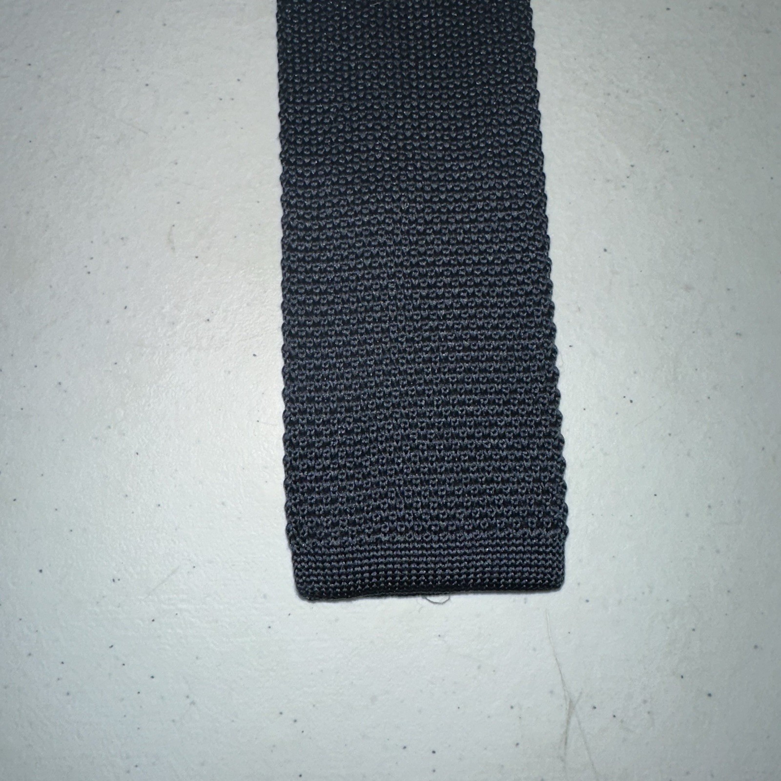Breitling 1884 Official Promo Knit Silk Tie Navy Flat Bottom Watch Collector