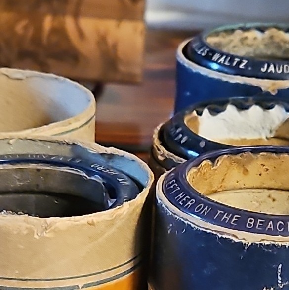 Lot of 10 Edison Blue Amberol Cylinder Records Original Tubes Antique 1912-1920