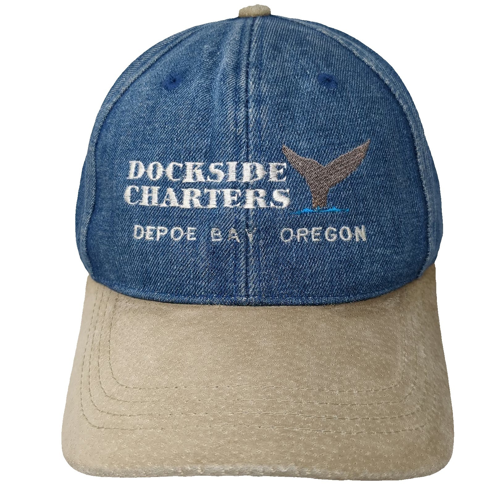 Port Authority Baseball Cap Blue One Size Dockside Charters Depoe Bay Oregon Hat Port Authority Baseball Cap Blue One Size Dockside Charters Depoe Bay Oregon Hat
