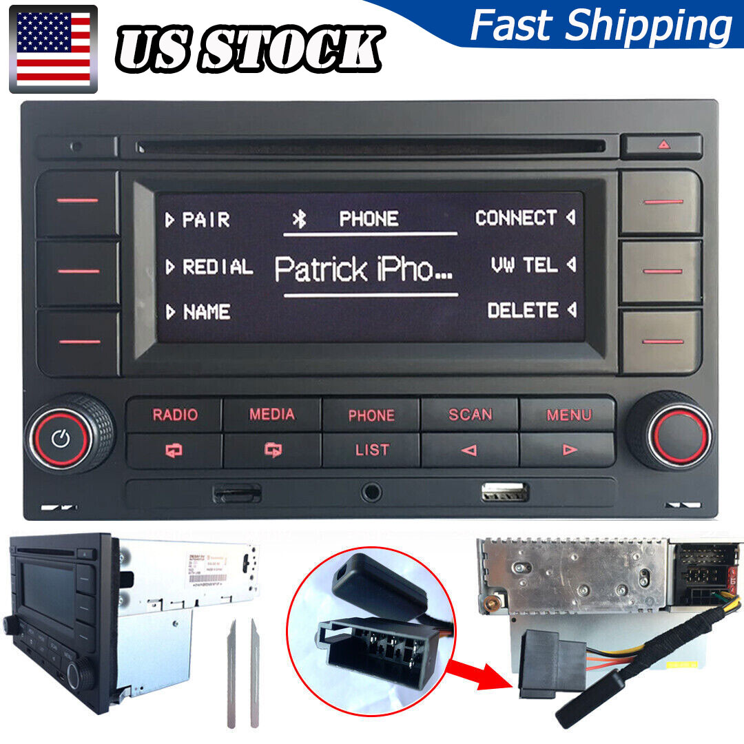 Car Radio RCN210 CD Player USB MP3 AUX Bluetooth For VW Golf MK4 Passat B5 Polo