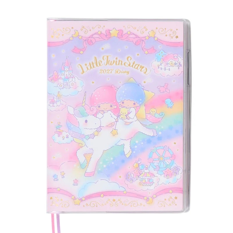 2027 Schedule Book Agenda Planner Sanrio Little Twin Stars B6 Block Diary Weekly