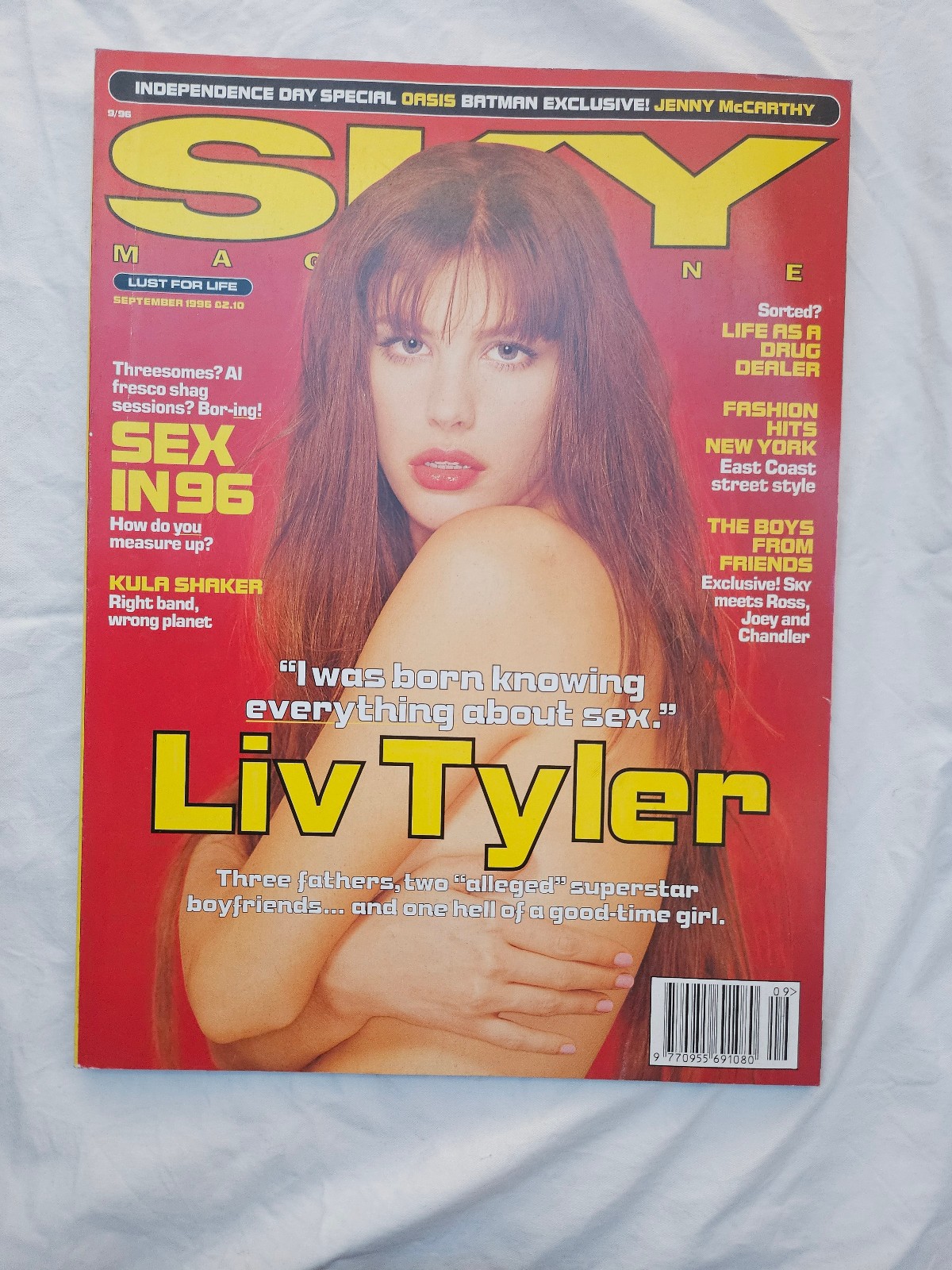 SKY Magazine September 1996 Lust for Life Liv Tyler Friends Kula Shaker SKY Magazine September 1996 Lust for Life Liv Tyler Friends Kula Shaker