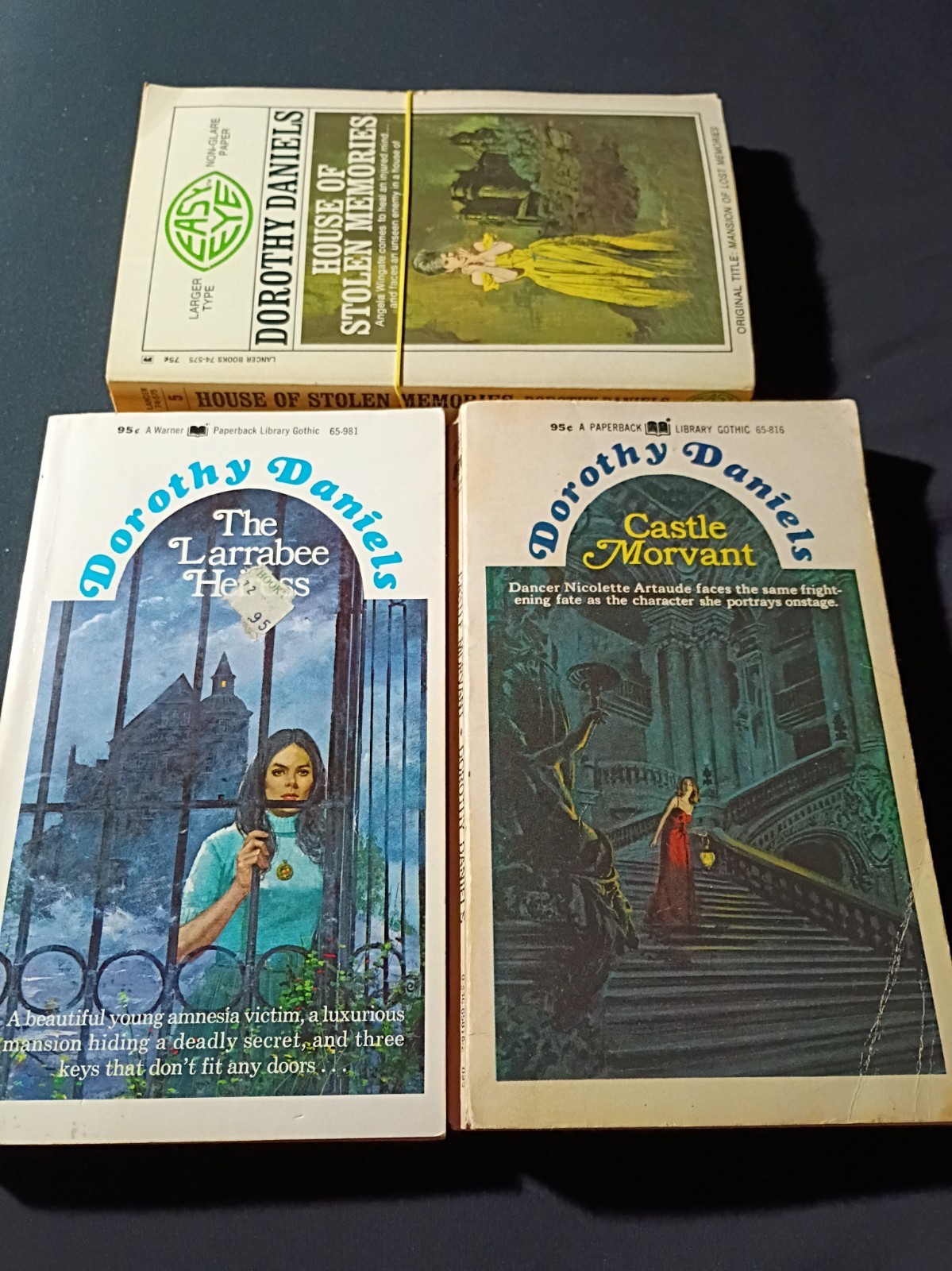 3 Gothic Mystery Romance Novels, about 55 Years Old, Vintage, Acceptable 3 Gothic Mystery Romance Novels, about 55 Years Old, Vintage, Acceptable