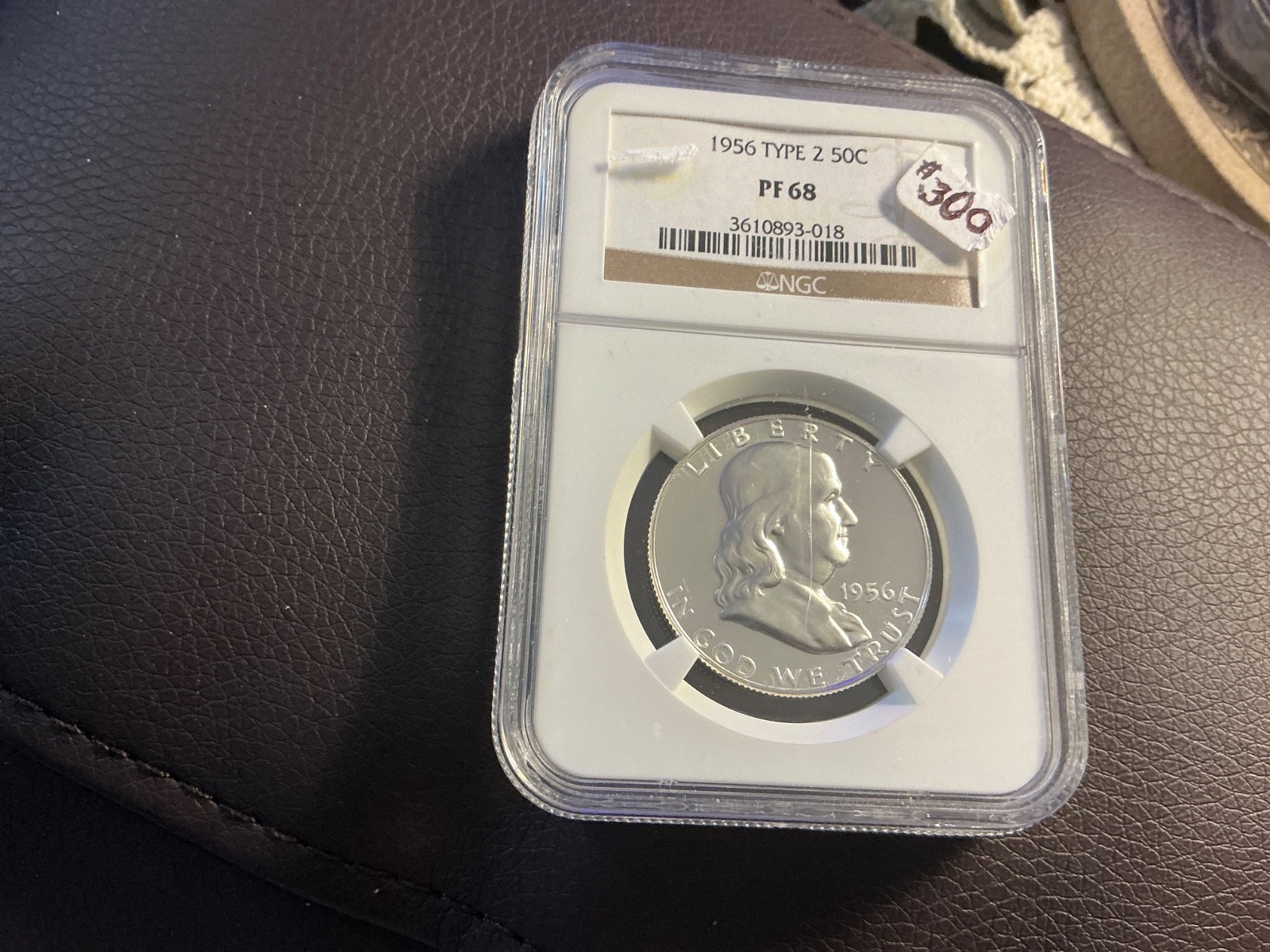 1956 NGC Type 2 PF-68 Franklin Half Dollar PROOF 68 near perfect 1956 NGC Type 2 PF-68 Franklin Half Dollar PROOF 68 near perfect