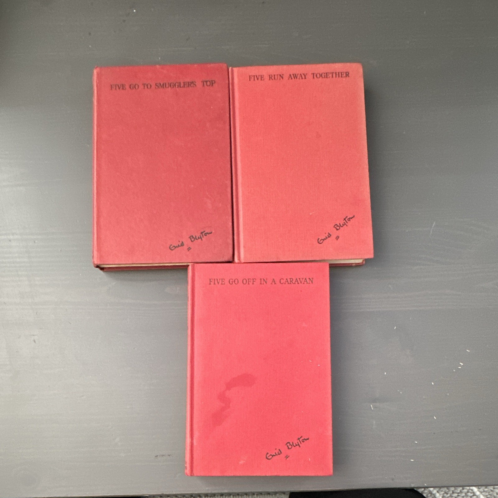 Enid Blyton Famous Five Hardcover 3-Book Lot Smugglers Top Hodder & Stoughton Enid Blyton Famous Five Hardcover 3-Book Lot Smugglers Top Hodder & Stoughton