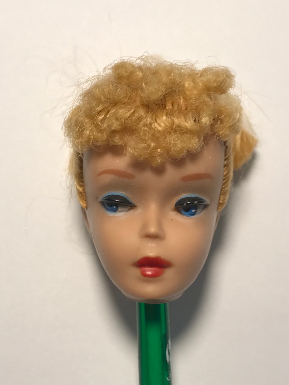 Vintage Barbie #4 Blonde PONYTAIL HEAD - VERY NICE BUT HAIR CUT (1960)