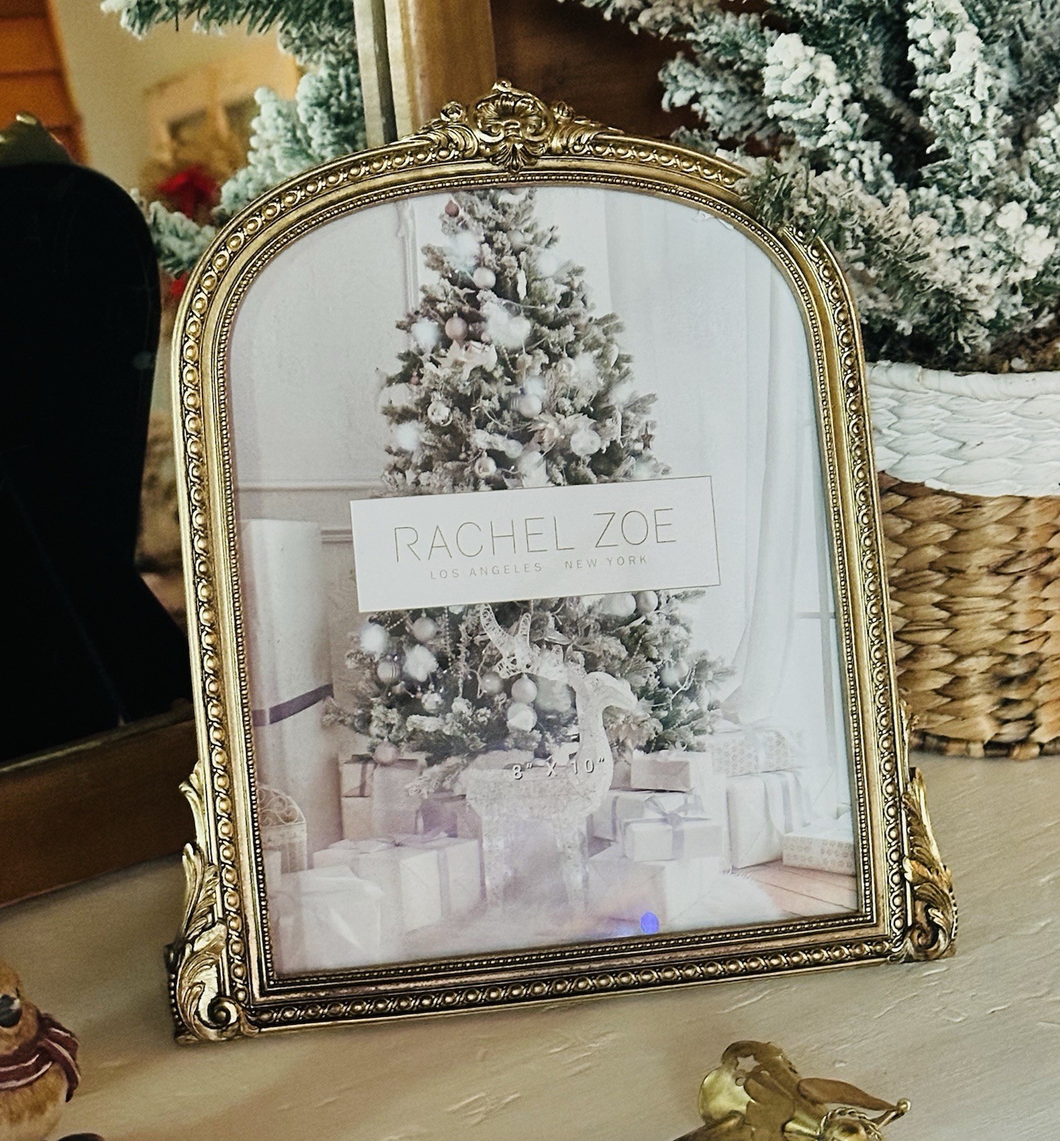 New Rachel Zoe Antique Gold Picture Frame 8x10 Ornate Baroque Arched Beautiful New Rachel Zoe Antique Gold Picture Frame 8x10 Ornate Baroque Arched Beautiful