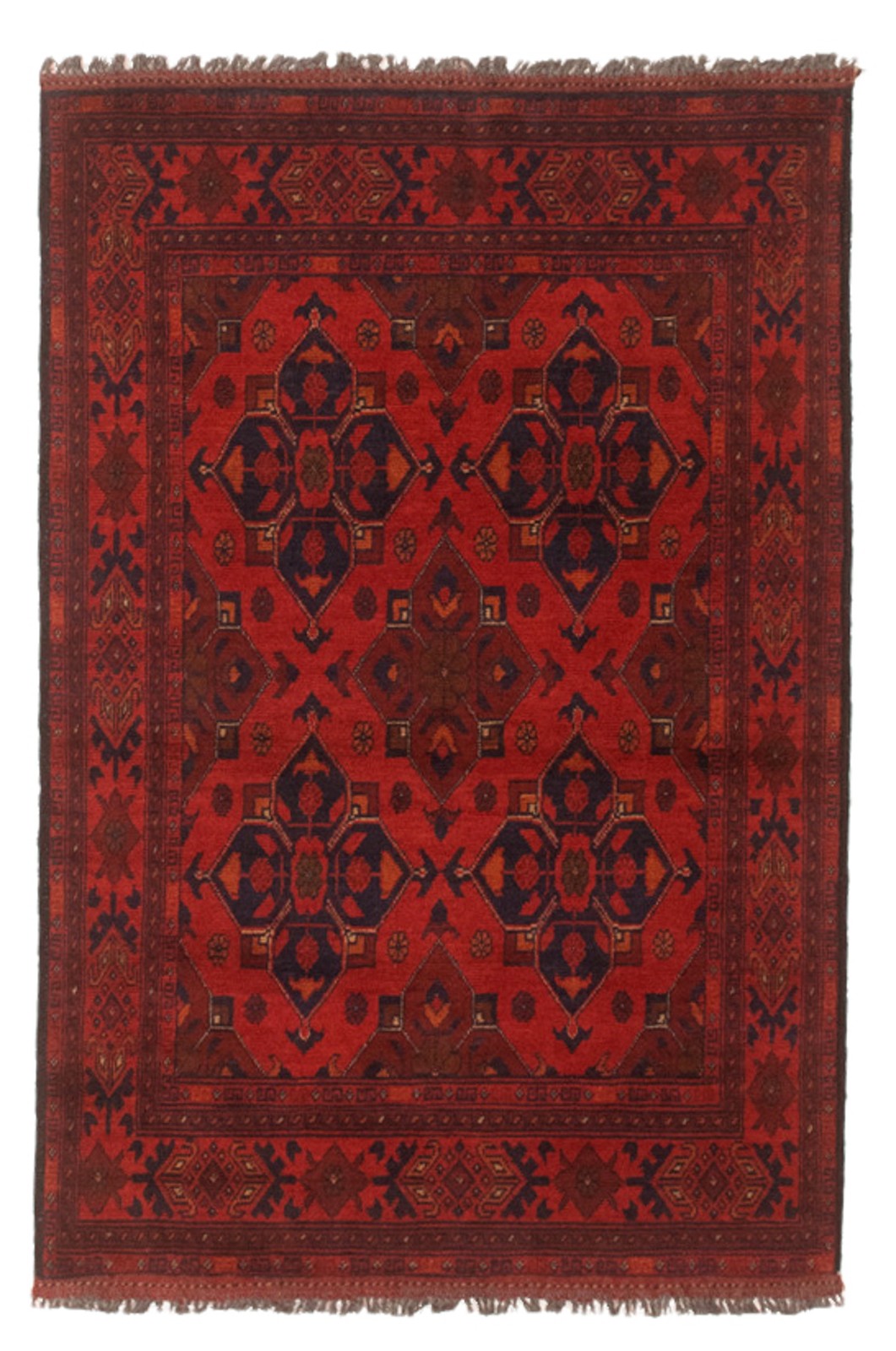 Vintage Traditional Hand-Knotted Area Rug 3'3
