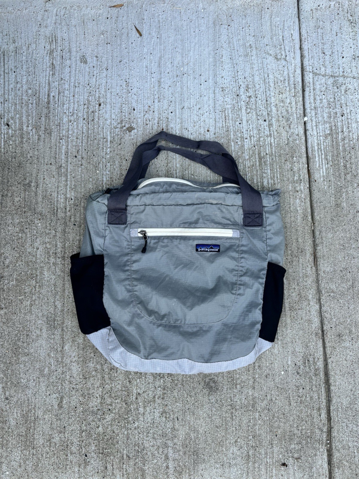 Vintage Patagonia Rare Discontinued LWT Tote Backpack Gray/Black Nylon Vintage Patagonia Rare Discontinued LWT Tote Backpack Gray/Black Nylon