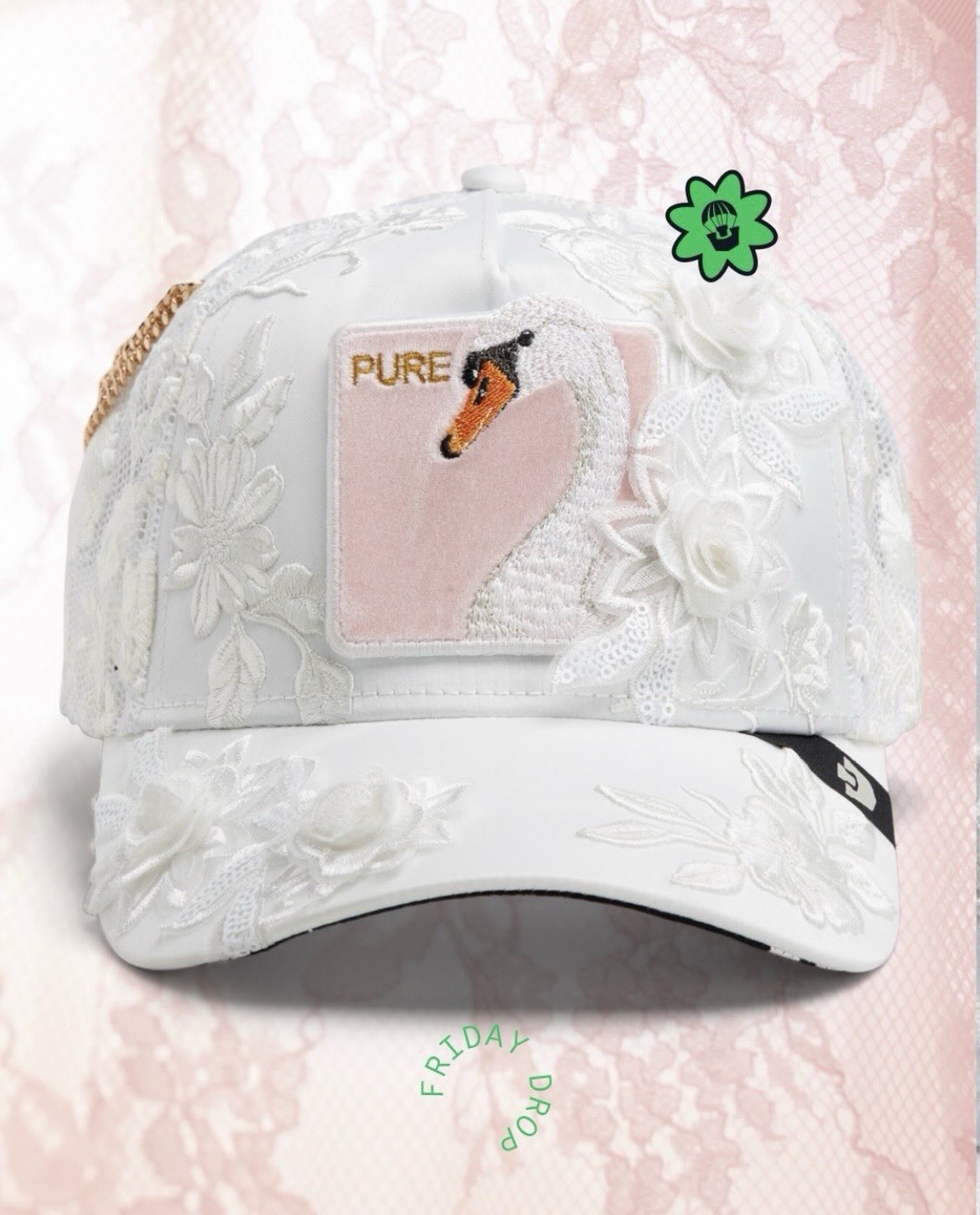 Goorin Bros “Undefiled” Pure Swan WHITE LIMITED EDITION SOLD OUT 15 MINUTES NWT Goorin Bros “Undefiled” Pure Swan WHITE LIMITED EDITION SOLD OUT 15 MINUTES NWT