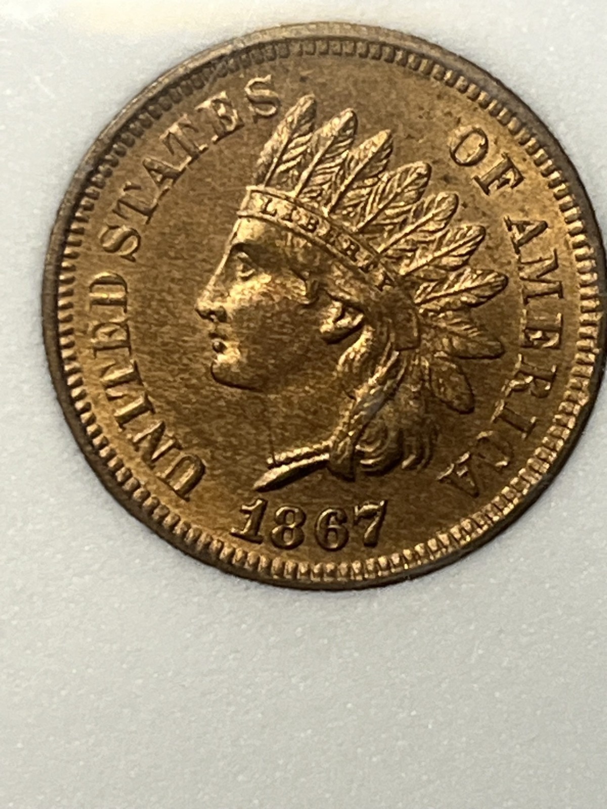 1867 Indian Cent Beautiful Uncirculated 1867 Indian Cent Beautiful Uncirculated