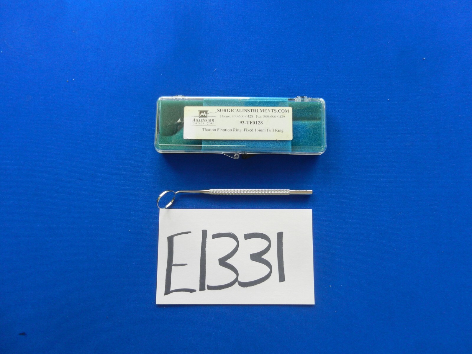 E1331 ***NEW*** Millennium Surgical Thorton 16mm Full Fixation Ring 92-TF0128