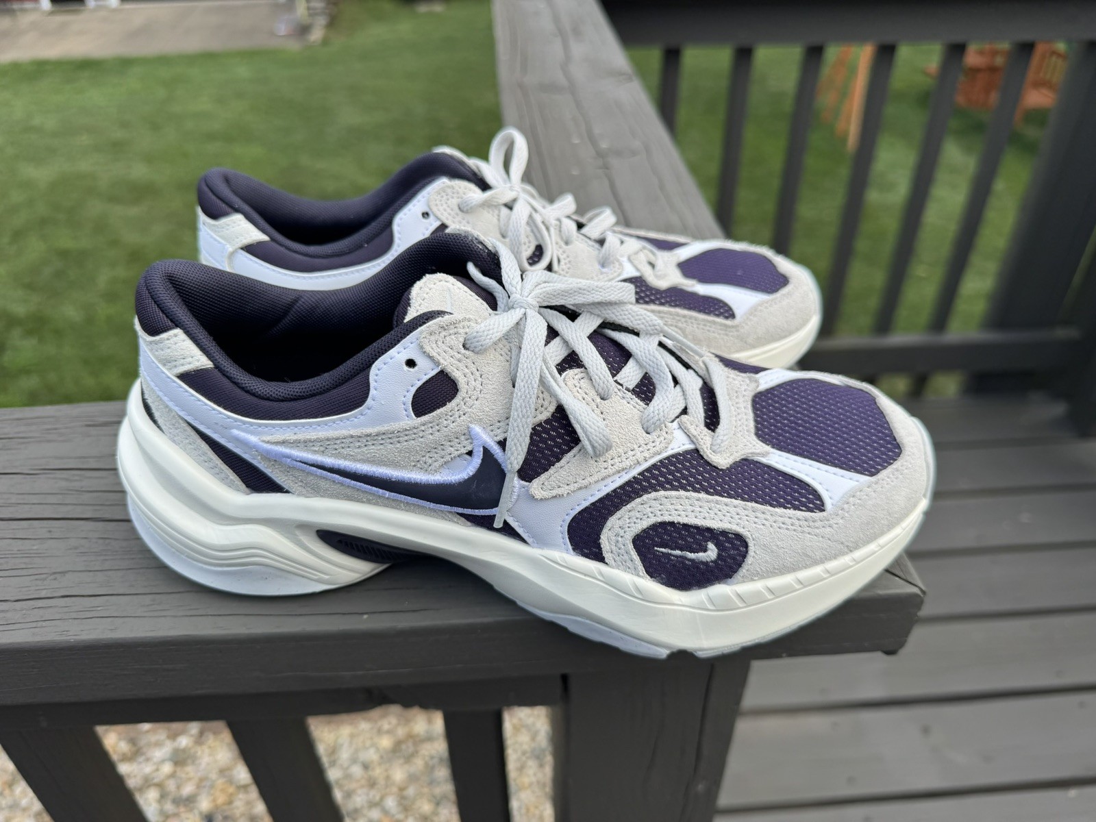 Nike AL8 Women\'s Shoes (Cave Purple/White/Sail/Metallic Silver) size 9.5 Nike AL8 Women\'s Shoes (Cave Purple/White/Sail/Metallic Silver) size 9.5