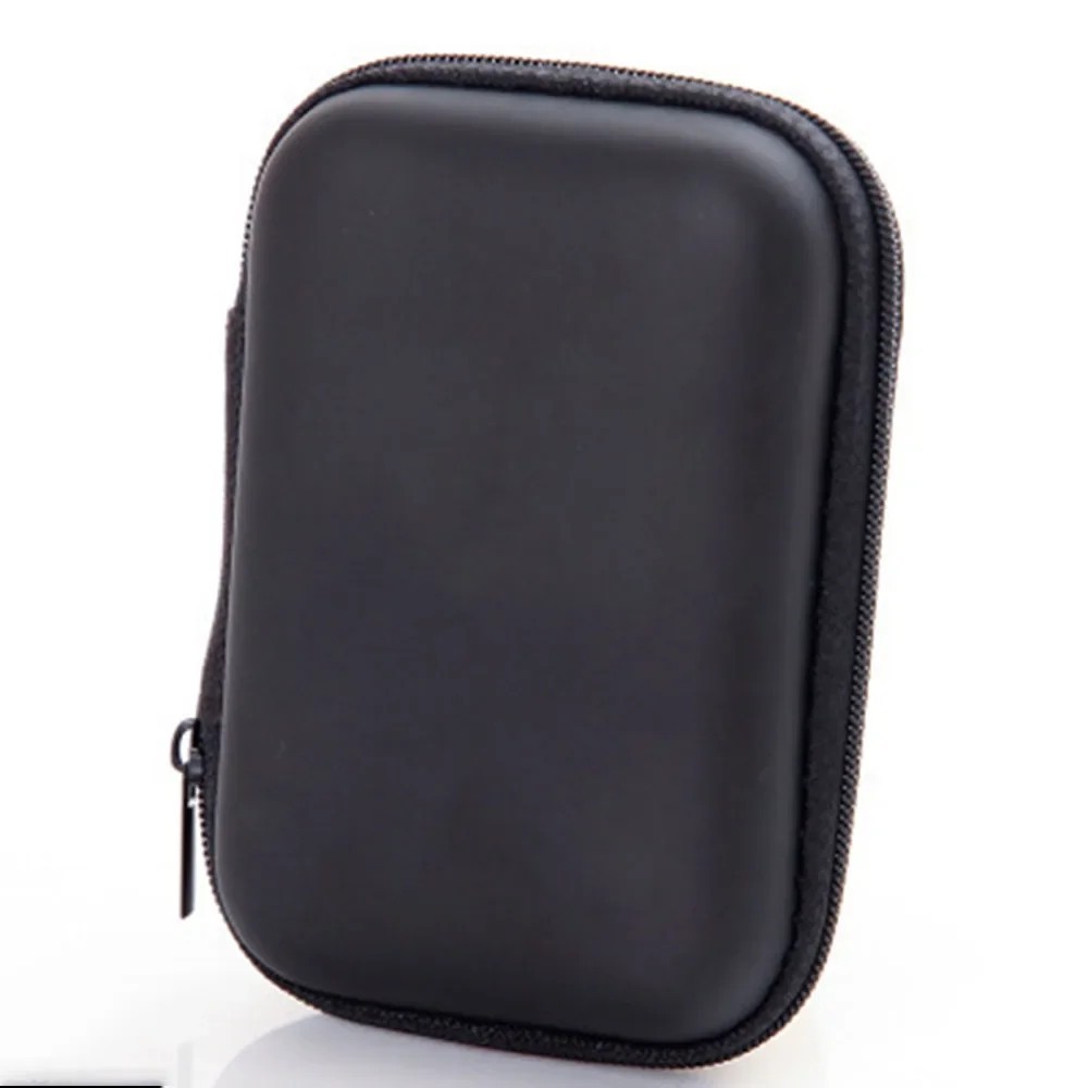 Travel Hard Shell Carrying Case Small Storage Pouch for Earphones Charger Cable