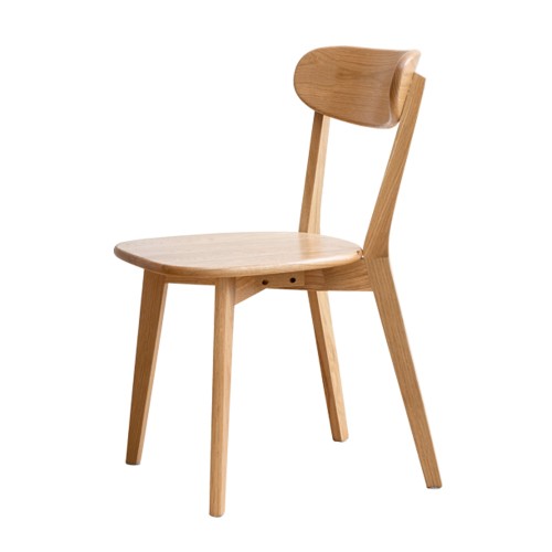 Solid Oak Dining Chair FAS Grade Natural Wood Kitchen Side Chair