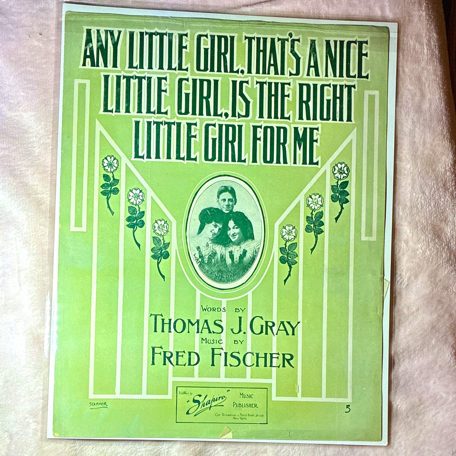 Shamrock Novelty Two Step Sheet Music OM Myers Ted Snyder Preitz Art Nouveau Art Shamrock Novelty Two Step Sheet Music OM Myers Ted Snyder Preitz Art Nouveau Art