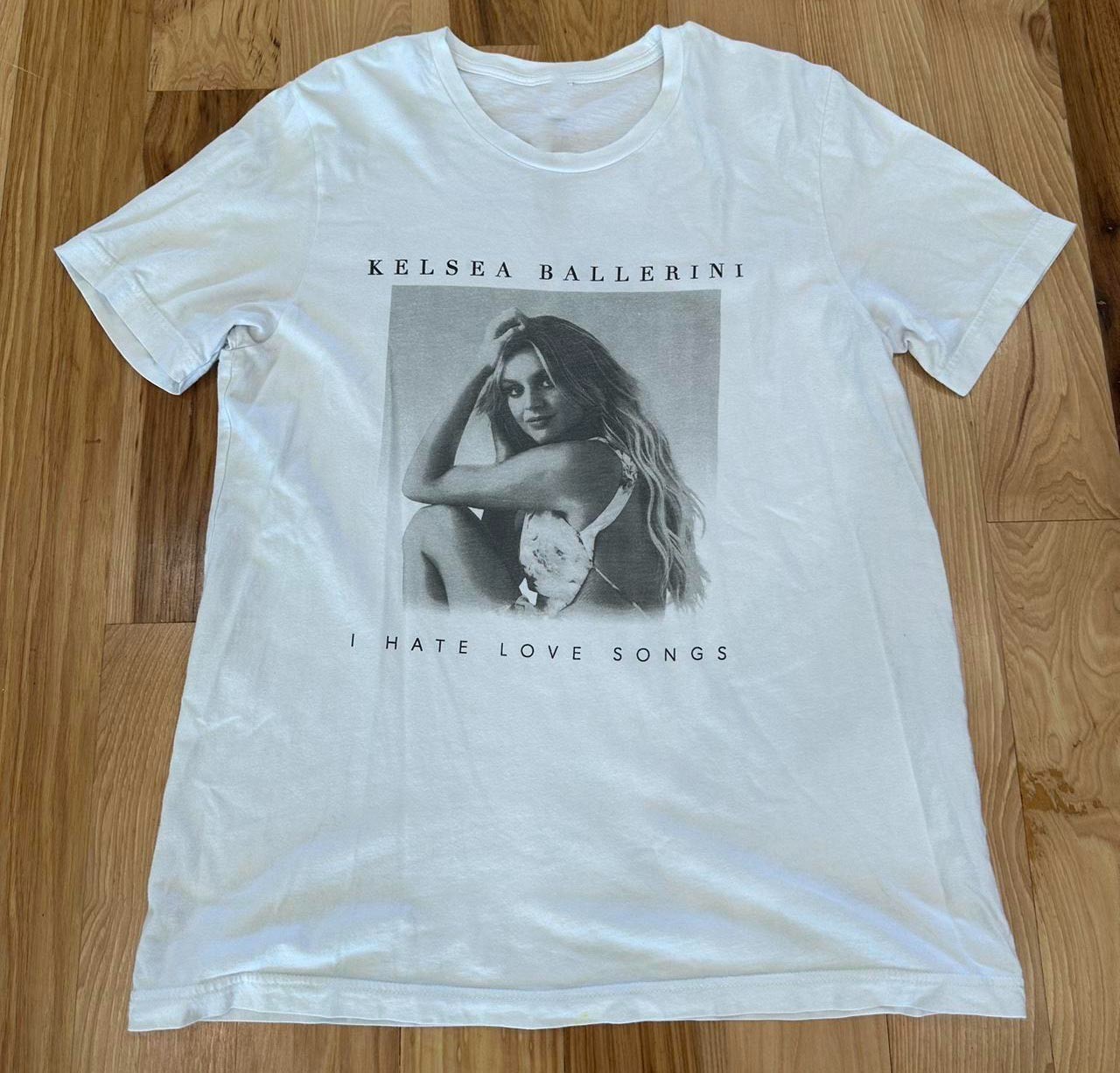 Vtg Kelsea Ballerini I hate love songs Cotton White All Size T Shirt MC378 Vtg Kelsea Ballerini I hate love songs Cotton White All Size T Shirt MC378