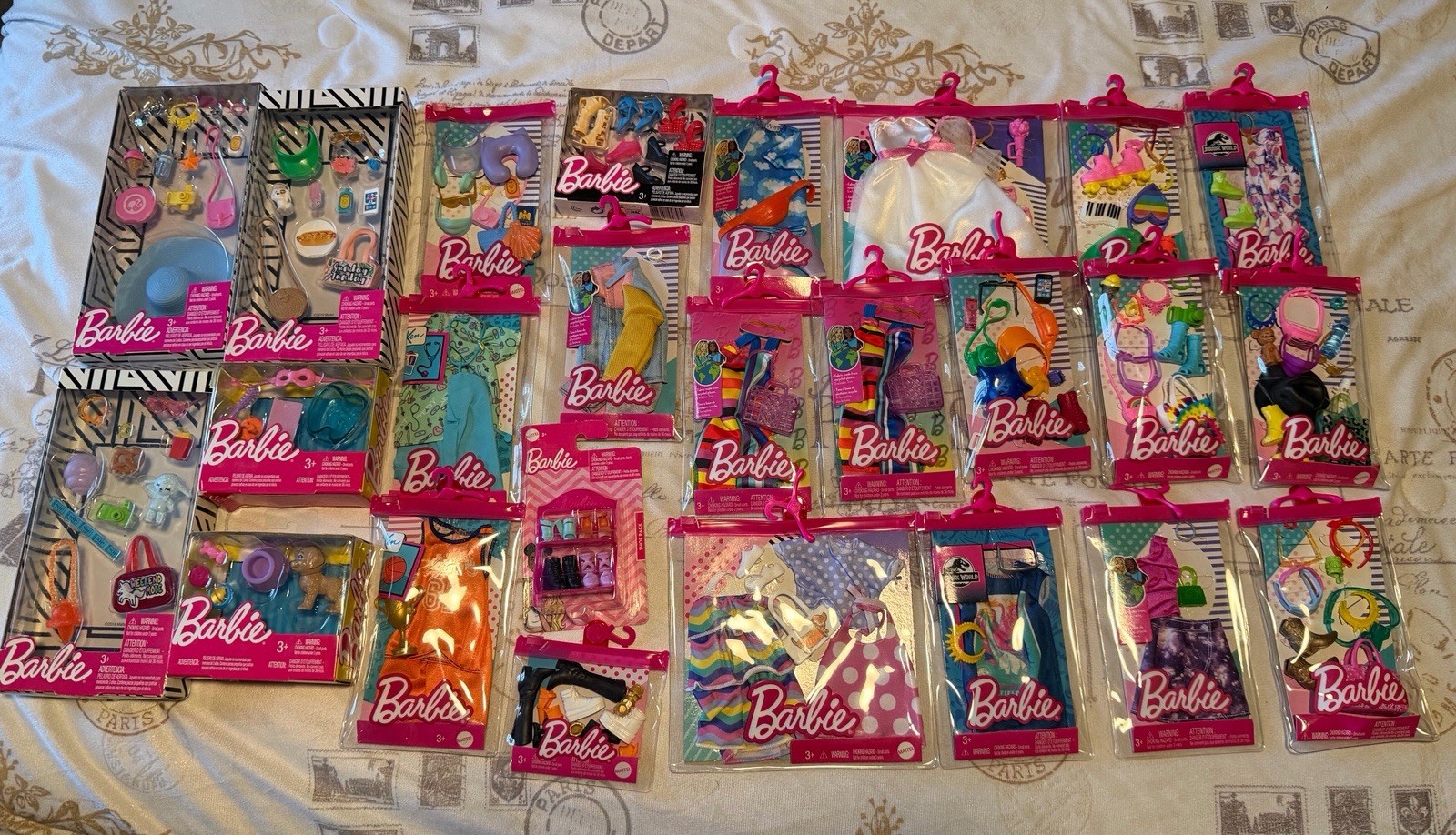 Mattel Barbie Doll 25 Fashion Pack Lot New Clothes Shoes Accessories 2026 Mattel Barbie Doll 25 Fashion Pack Lot New Clothes Shoes Accessories 2026