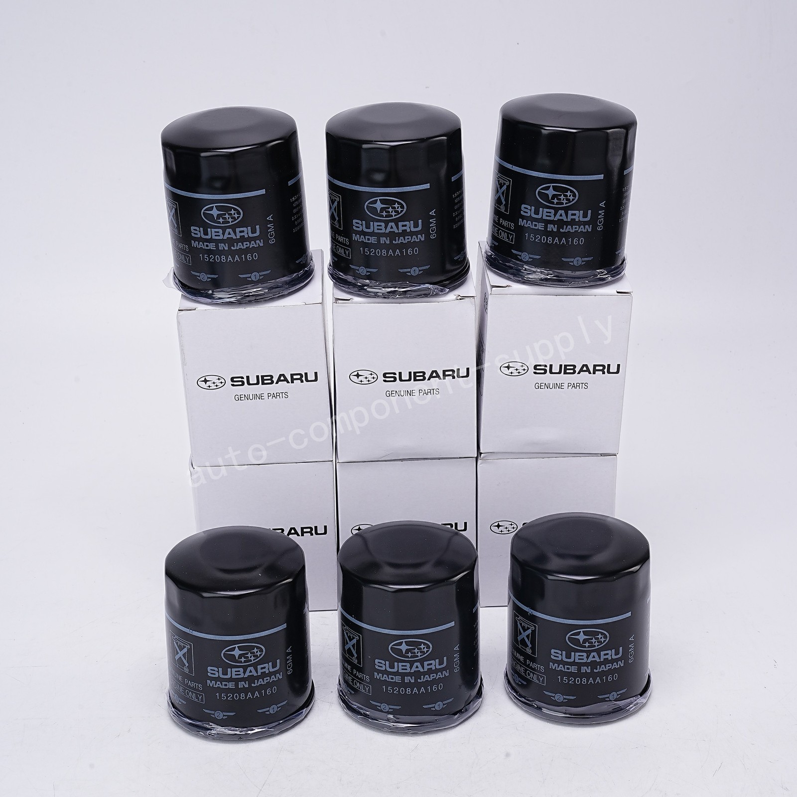 Genuine Subaru Engine Oil Filter 6 PACK 15208AA160 for Impreza Legacy Forester Genuine Subaru Engine Oil Filter 6 PACK 15208AA160 for Impreza Legacy Forester