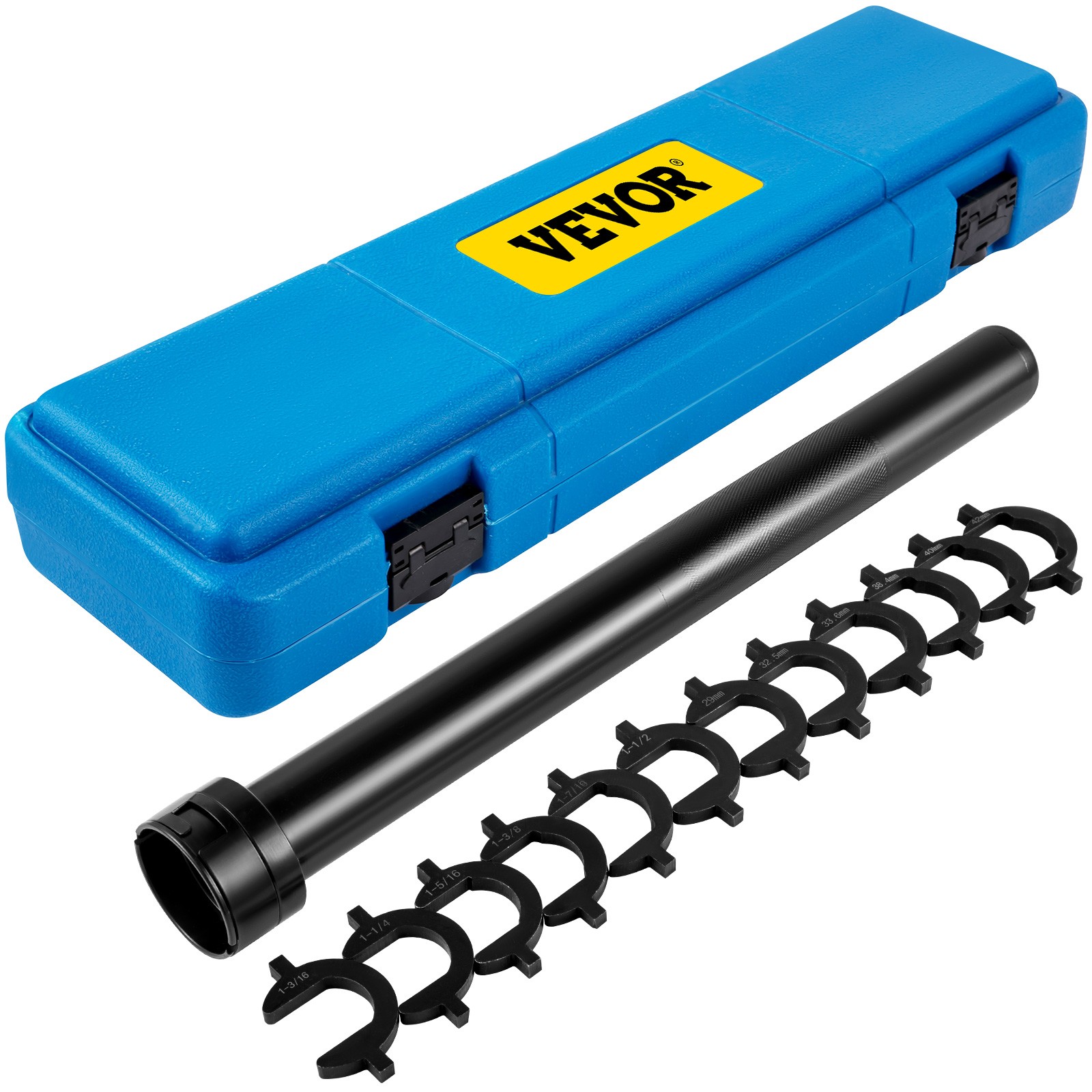13pc Inner Tie Rod Removal Installation Tool Set with 12 SAE Metric Adaptors NEW 13pc Inner Tie Rod Removal Installation Tool Set with 12 SAE Metric Adaptors NEW