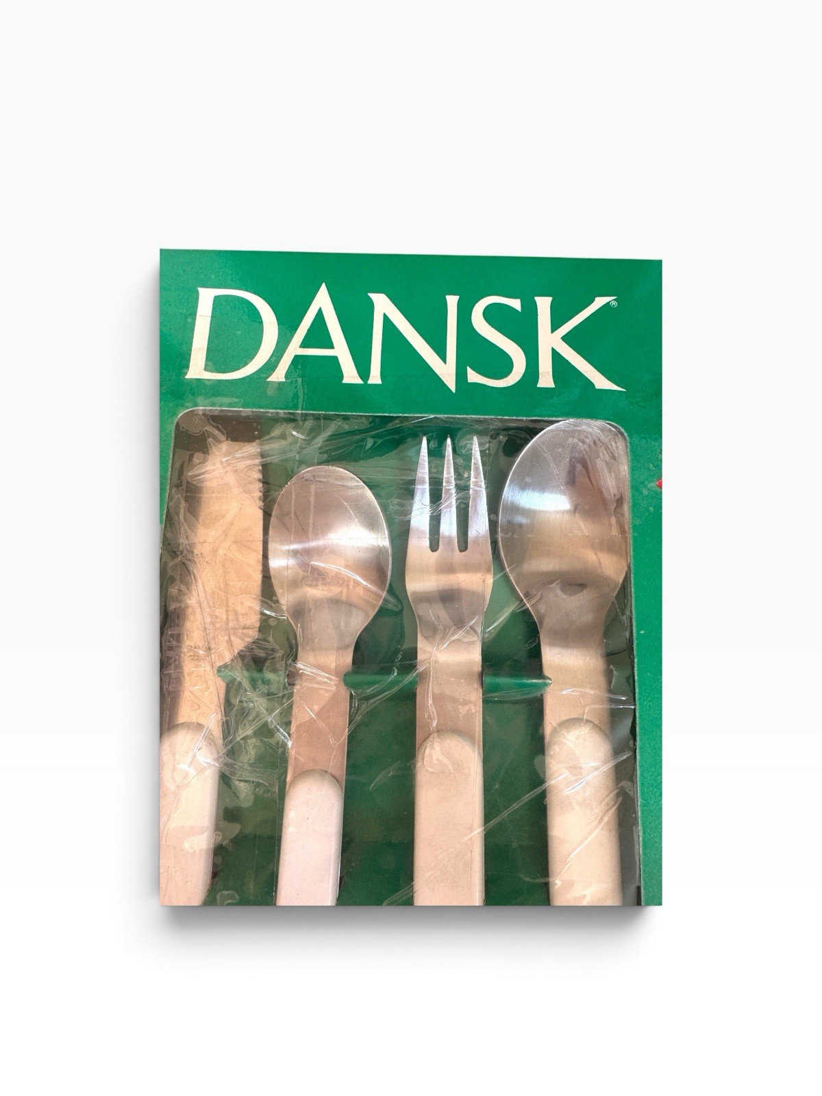 Dansk SUMMER HOUSE White Stainless Flatware NIB 16pc